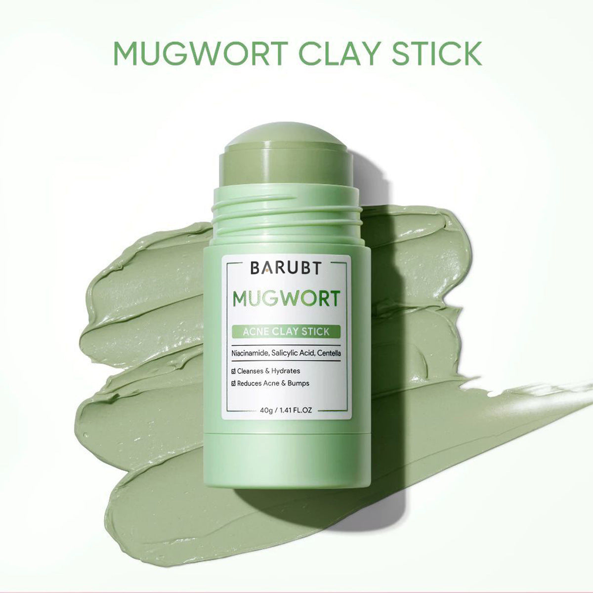 Hydrating acne clay stick