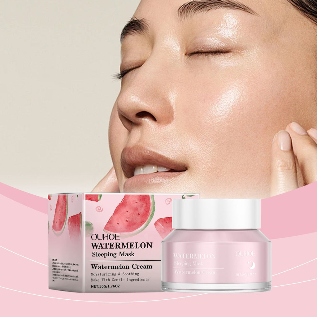 Watermelon Sleeping Mask Hydrating, Moisturizing, Brightening, Deep Cleansing Pores Smear Mask